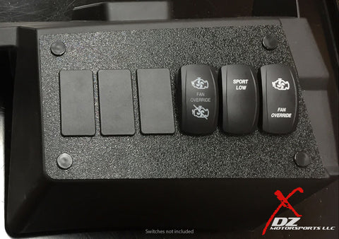 DZ Combo Two & Six Switch Panel Dash Plates