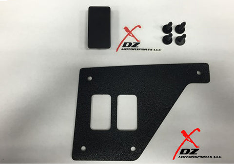 DZ Two Switch Panel Dash Plate