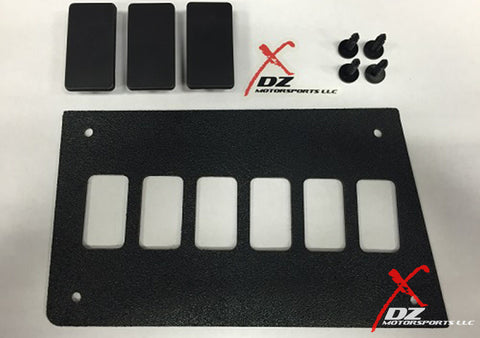 DZ Combo Two & Six Switch Panel Dash Plates