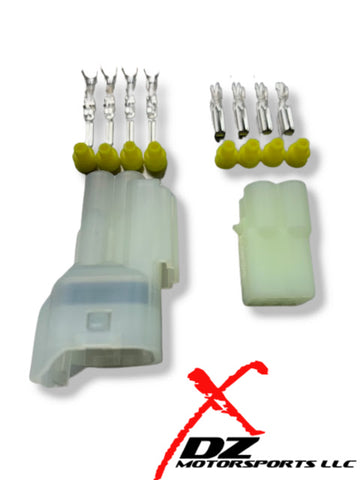 HONDA 4 PIN MALE/FEMALE CONNECTOR